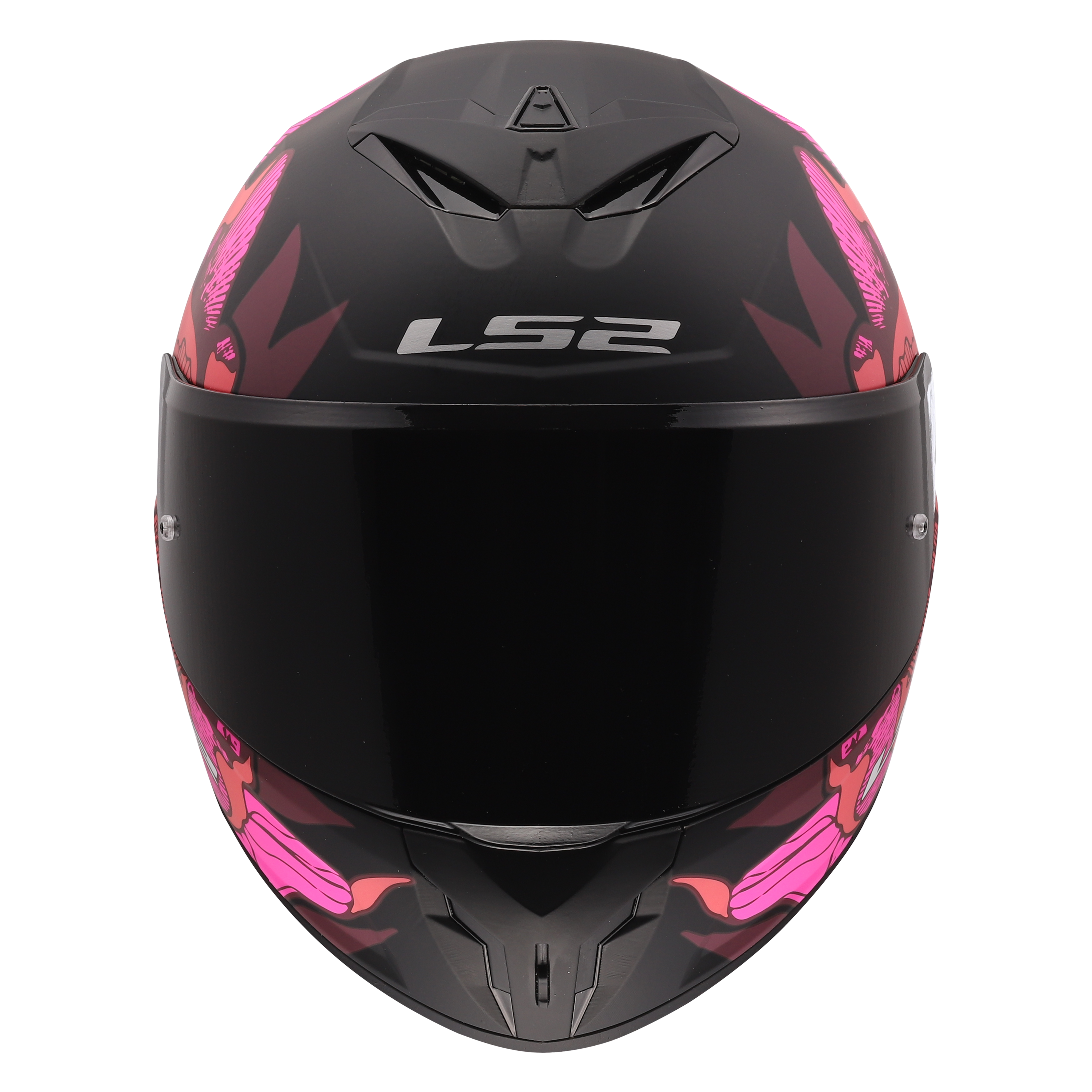 LS2 FF820 RAPID III POPPIES II BLACK PINK 168200411 (5)